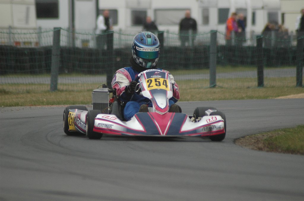 Mathias H. Jensen sejrede i det første Rotax Senior køb i 2018
(Foto: Niels Kiilerich)